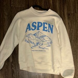 Aspen White Sweater for Men